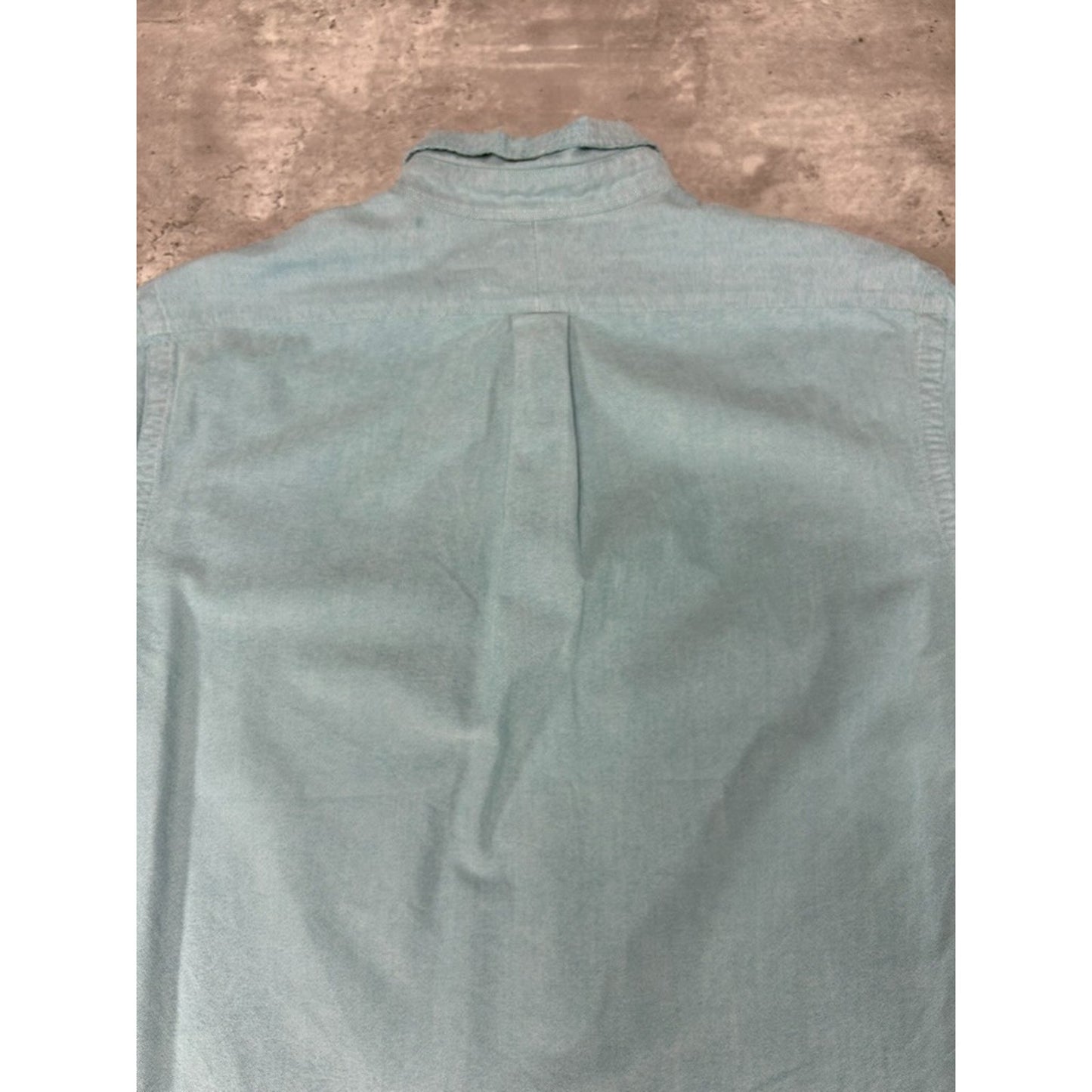 Vintage Polo Ralph Lauren Reworked Cropped Long Sleeve Button Up Shirt Sz Large