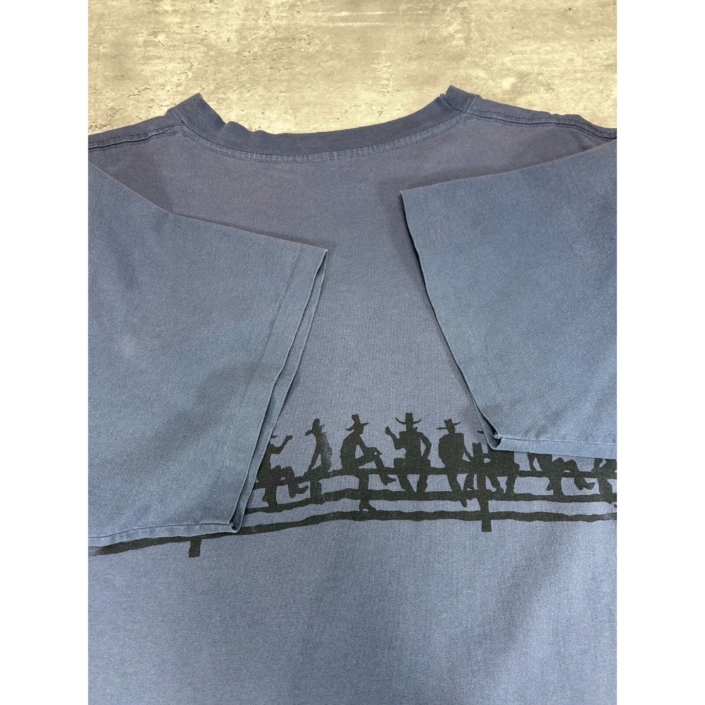 Vintage 1990s Lane Quest Ranch Cowboy Graphic Destination T-Shirt Size XL