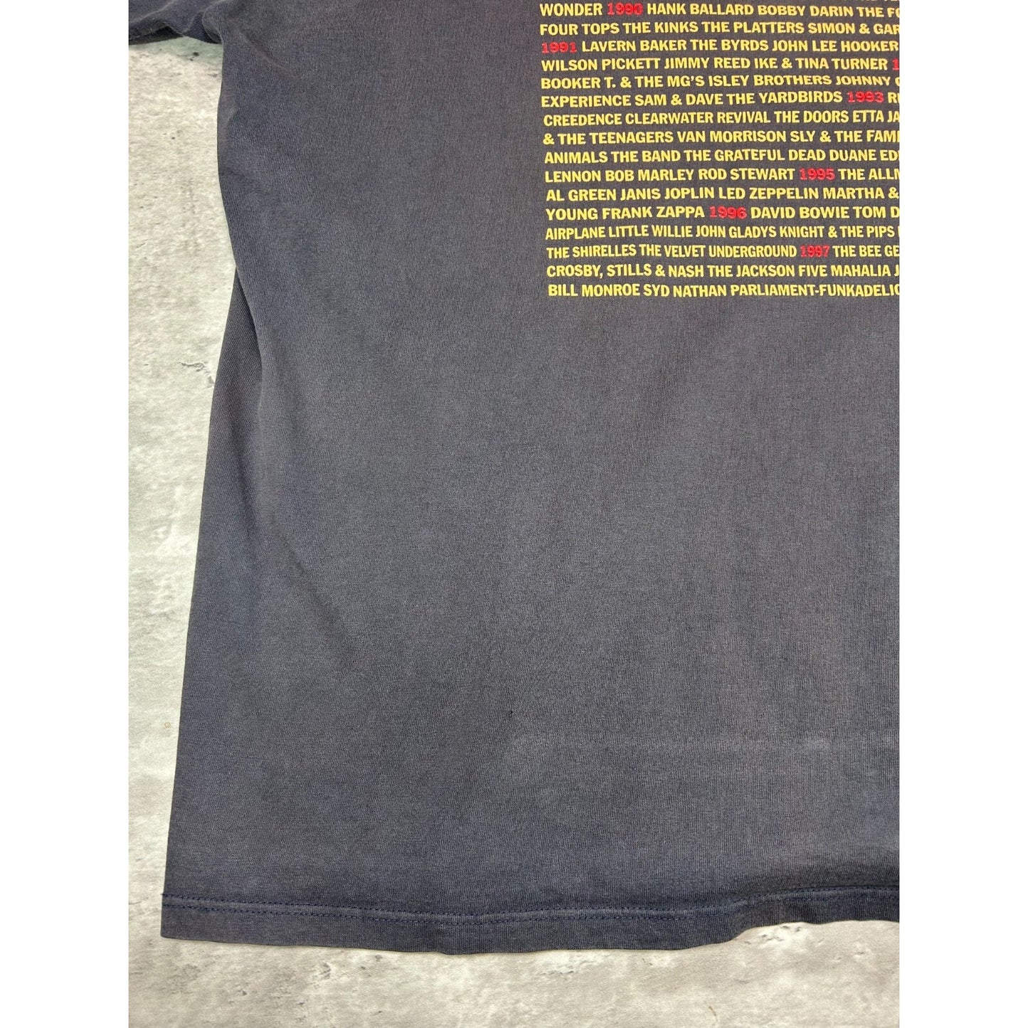 Vintage 90s Rock And Roll Hall Of Fame The House That Rock Built T-Shirt Size XXL