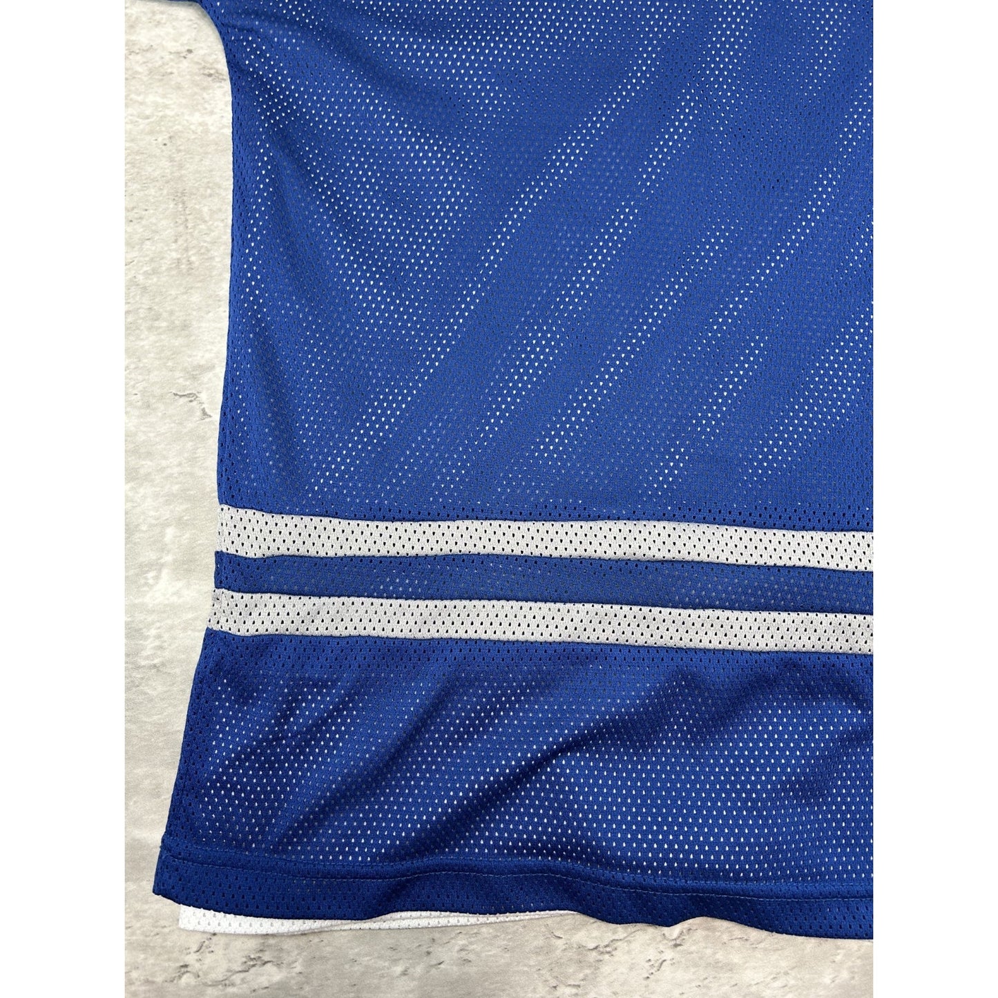 Vintage 90s Labatt Blue Pilsner Beer Promo Reversible Hockey Jersey Size Large