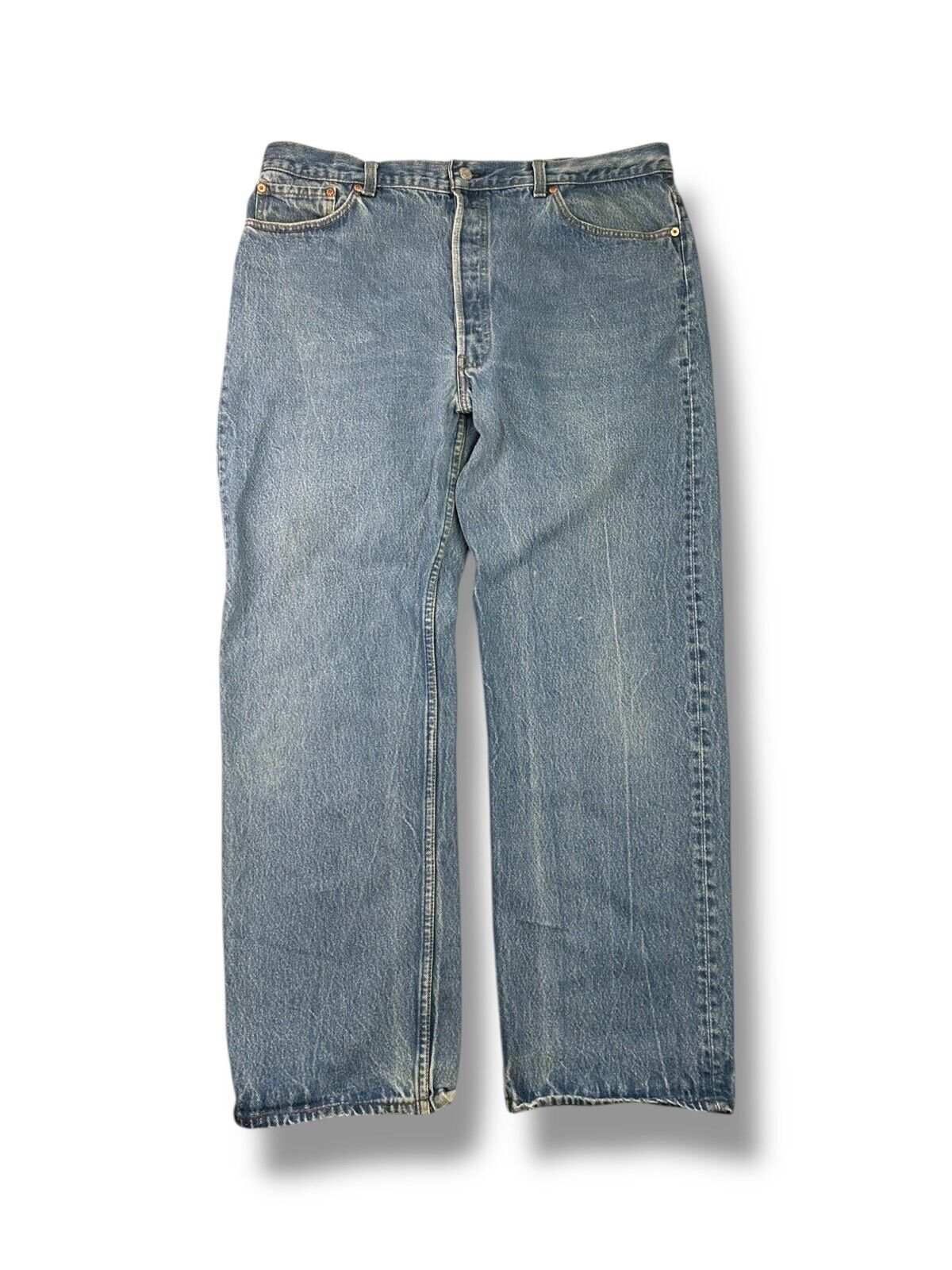 Vintage 90s Levis Orange Tab Medium Wash Denim Pants Size 32