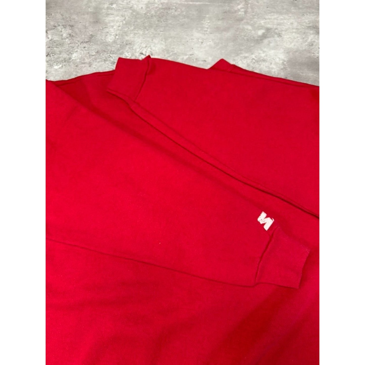 Vintage 1990 San Francisco 49ers NFL Spellout Logo Starter Sweatshirt Size XL