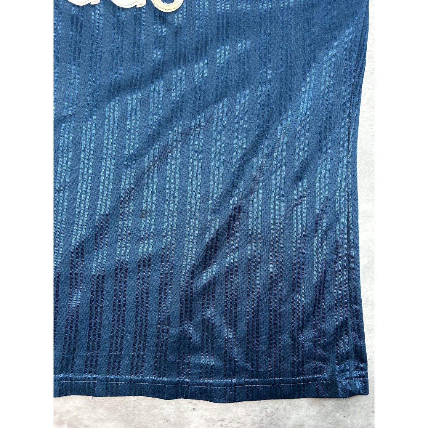 Vintage 90s Adidas Graphic Trefoil Two Tone Soccer Jersey Size XL Blue