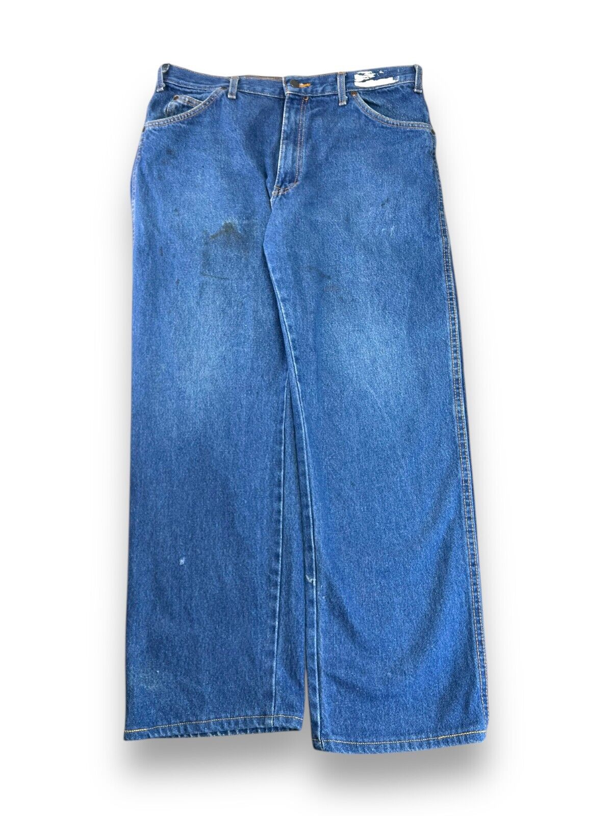 Vintage Dickies Dark Wash Denim Workwear Pants Size 36W Blue