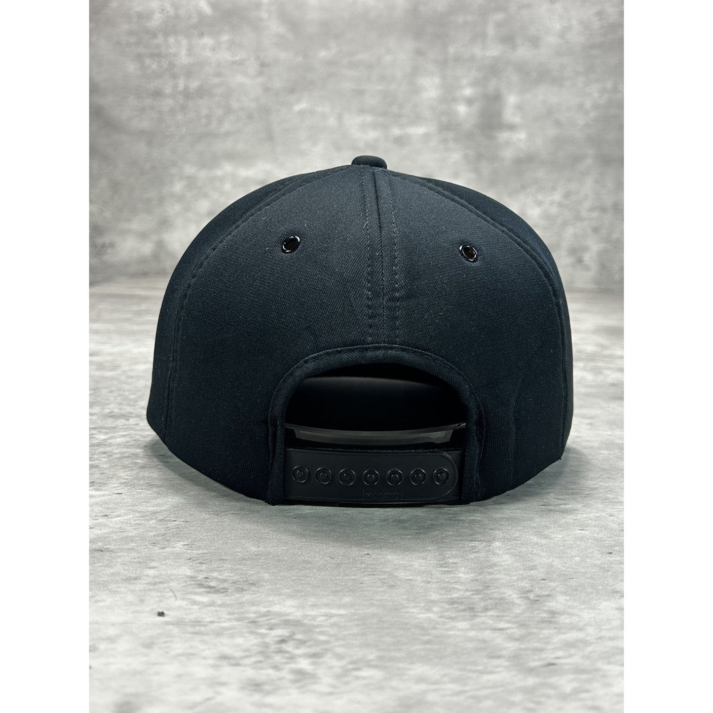 Vintage 80s Snap-On Graphic Spellout Foam Snapback Trucker Hat OSFA Black