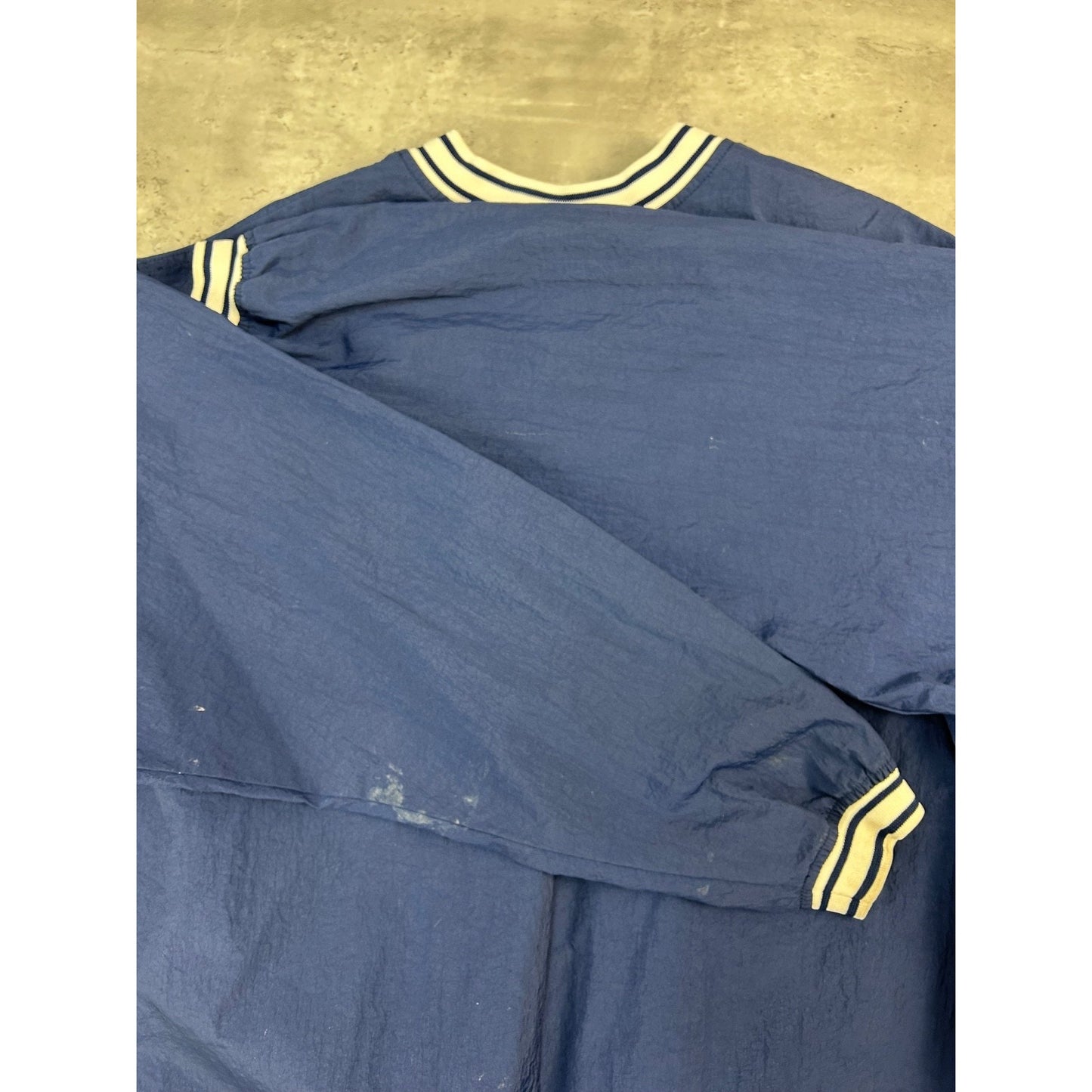 Vintage 90s Nike Embroidered Swoosh Nylon Pullover Windbreaker Jacket Size XL