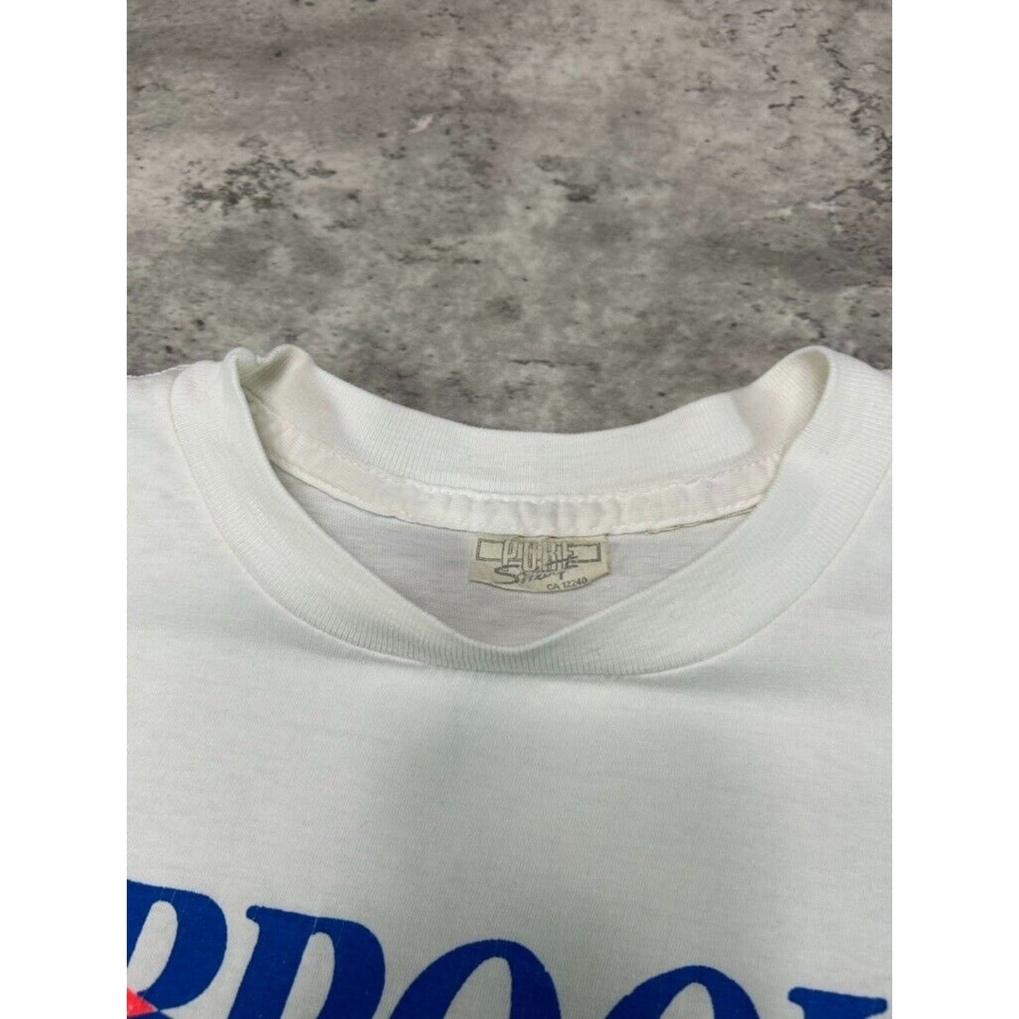 Vintage 90s Brooks Cycling World Tour Graphic T-Shirt Size Large White