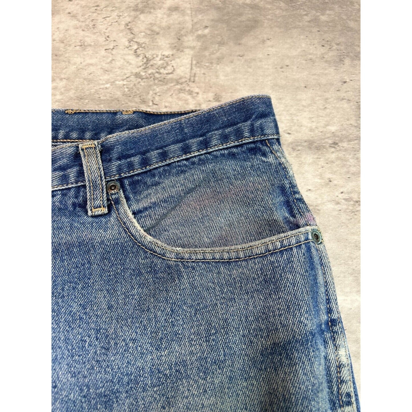 Vintage Calvin Klein Dark Wash Denim Pants Size 36 Blue