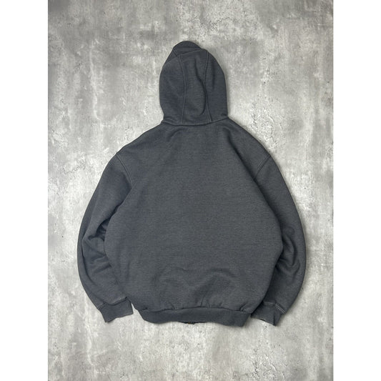Vintage Carhartt Thermal Lined Full Zip Hooded Workwear Sweatshirt Size XL