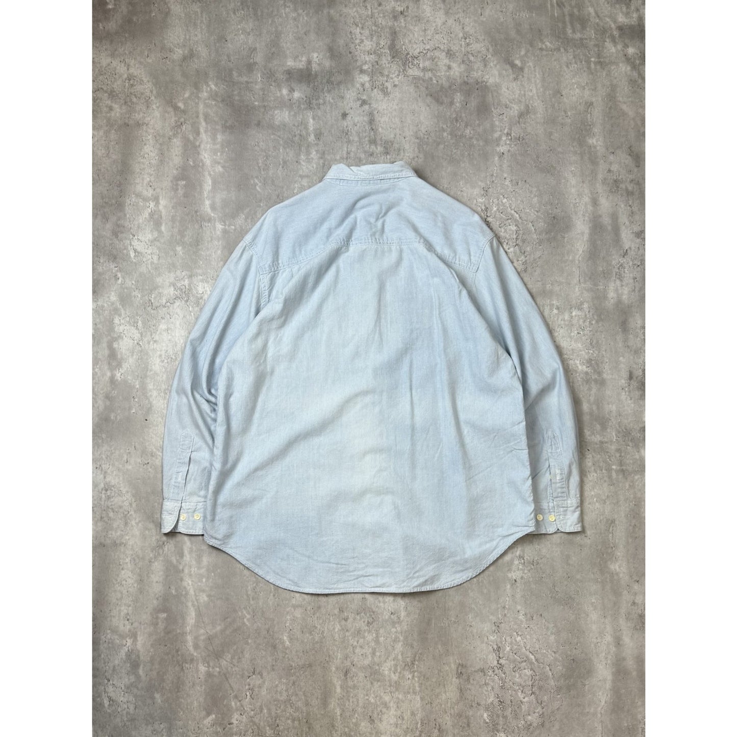 Vintage 90s Winnie The Pooh Embroidered Cartoon Denim Button Up Shirt Size Large