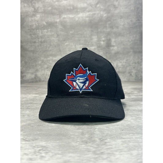 Vintage Toronto Blue Jays MLB Embroidered Logo Baseball Snapback Hat OSFA Black