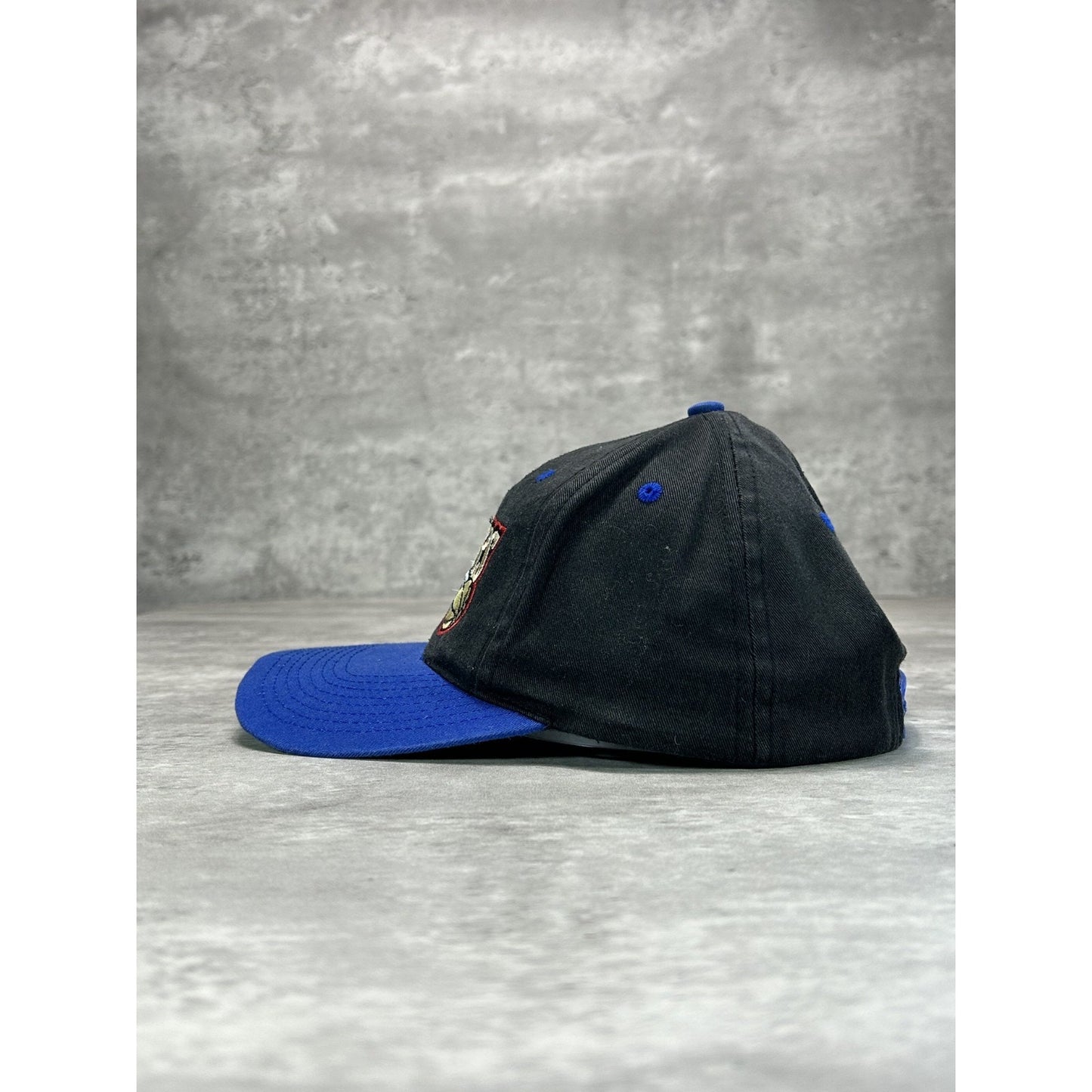 Vintage 90s Philadelphia 76ers NBA Embroidered Logo Basketball Snapback Hat OSFA