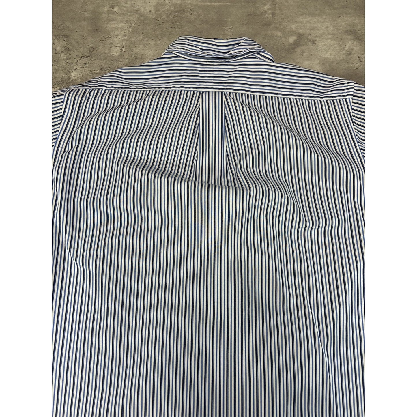 Vintage Polo Ralph Lauren Striped Long Sleeve Button Up Shirt Size Medium