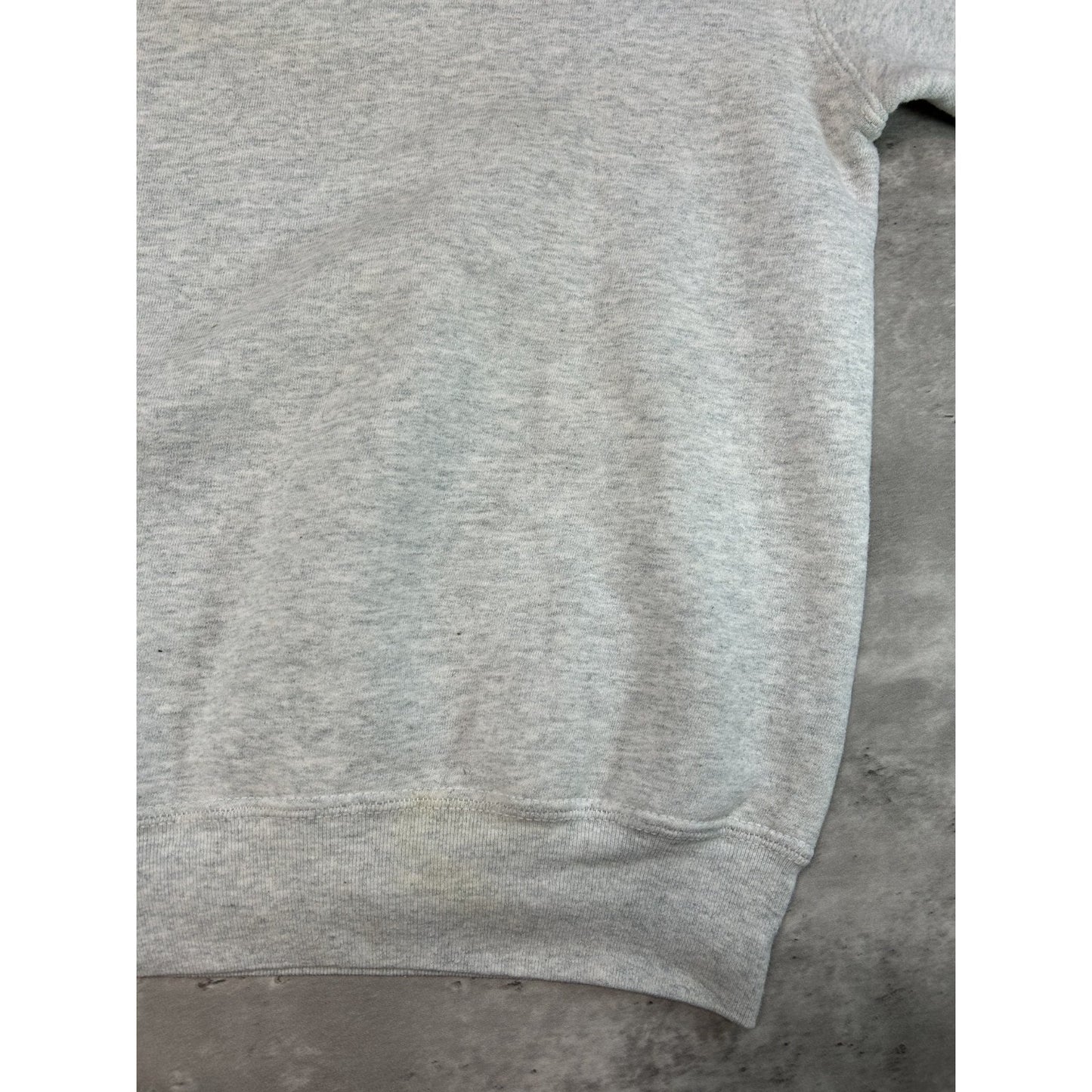 Vintage 90s Duluth East Hound Hockey Spellout Graphic Sweatshirt Size XXL Gray