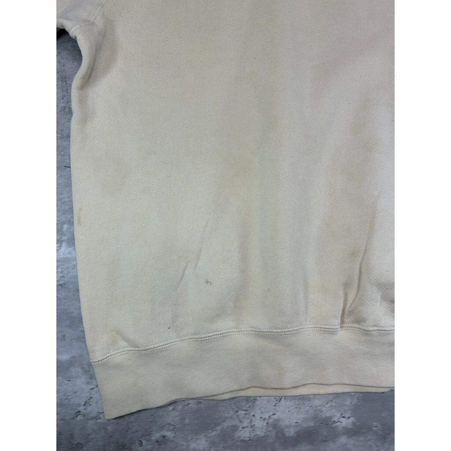 Vintage 2000s Nike Embroidered Mini Swoosh Earth Tone Sweatshirt Size XL Beige