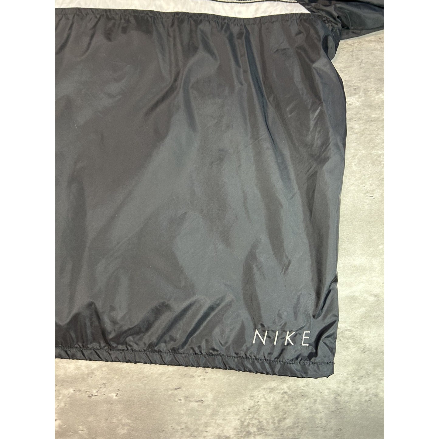 Vintage 2000s Nike Embroidered Swoosh 1/4 Zip Nylon Windbreaker Jacket Sz Large