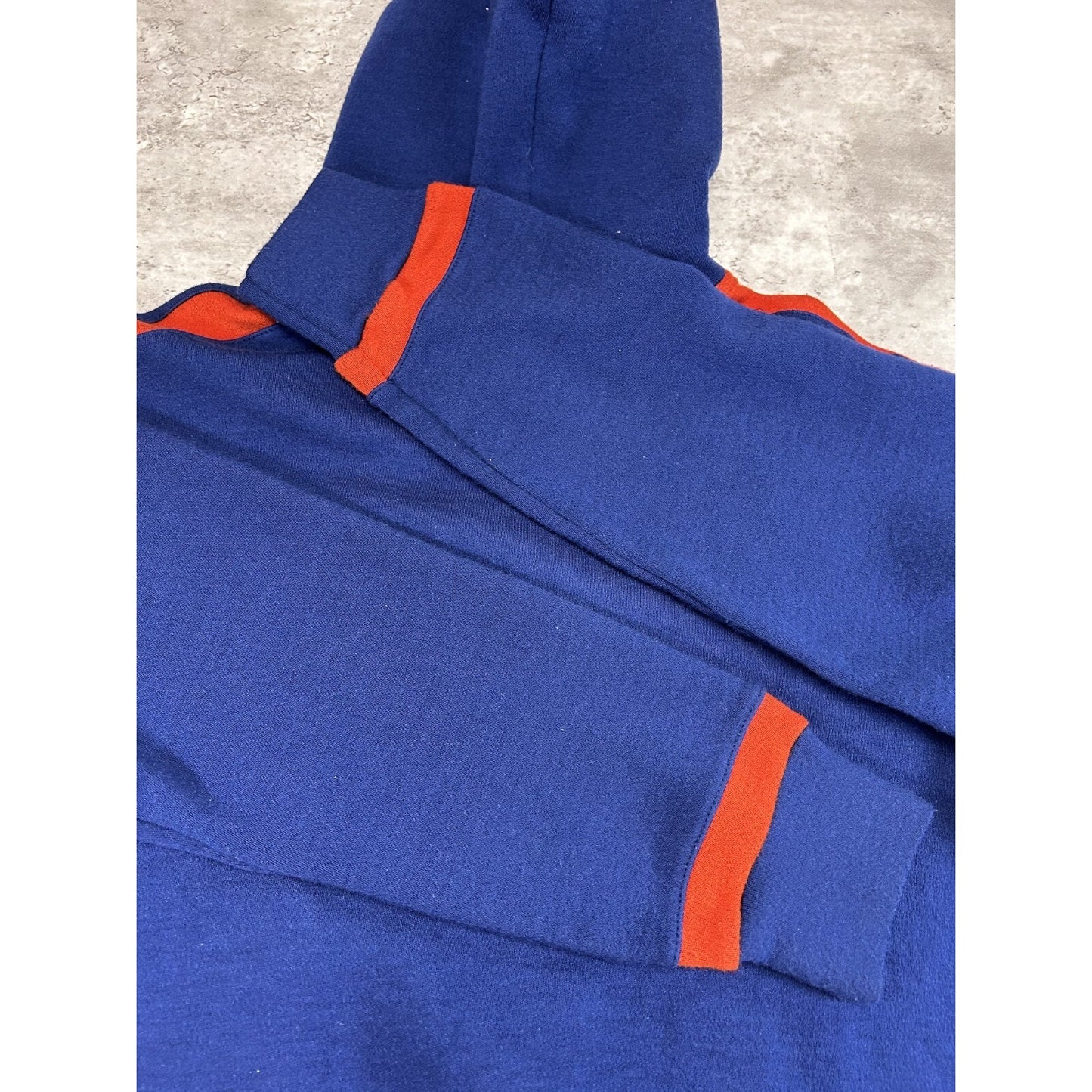 Vintage 80s/90s Speedo Two Tone Full Zip Hooded Sweatshirt Size Large