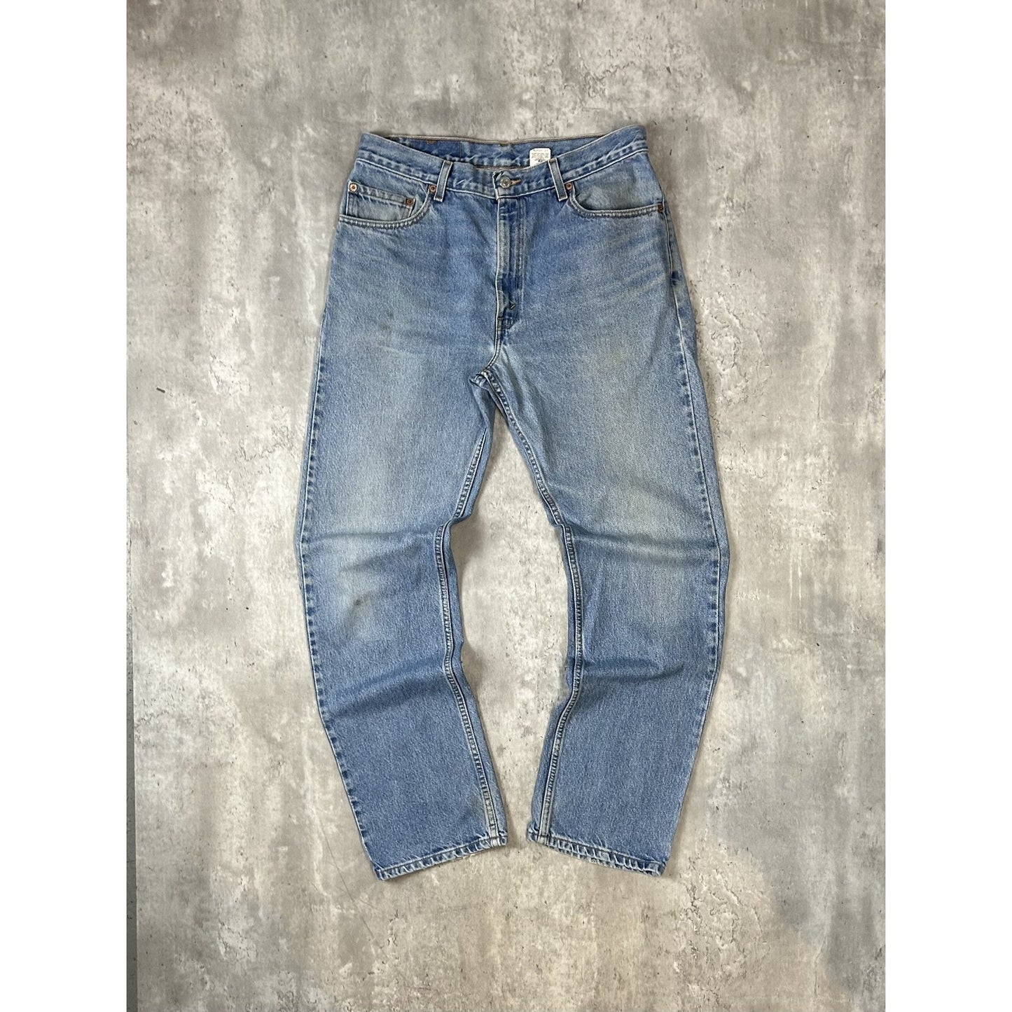 Vintage 90s Levis 505 Red Tab Light Wash Denim Pants Size 34 Blue