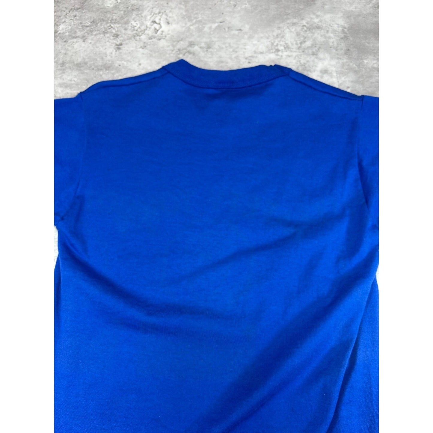 Vintage 1980s Jaycees Safety Town Destination Graphic T-Shirt Size Small Blue