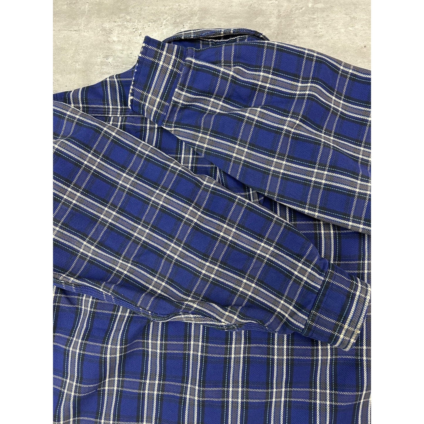 Vintage Carhartt Plaid Double Pocket Workwear Long Sleeve Button Up Shirt Large