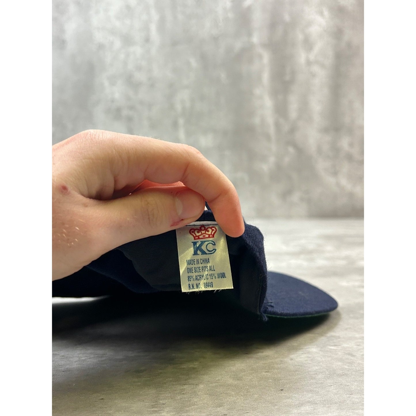 Vintage 90s Embroidered IC Spellout Snapback Hat OSFA