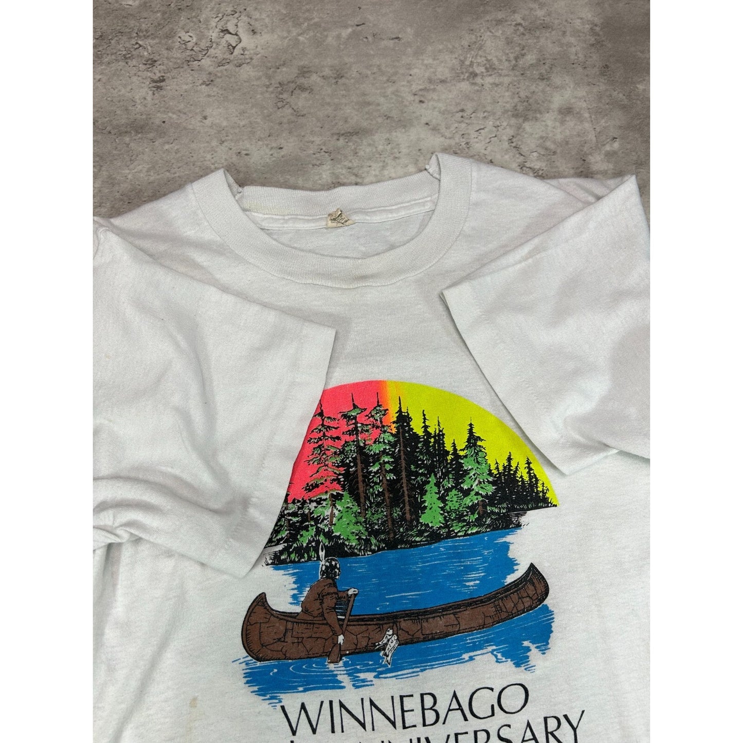 Vintage 1980s Winnebago 50th Anniversary Nature Destination T-Shirt Size Medium