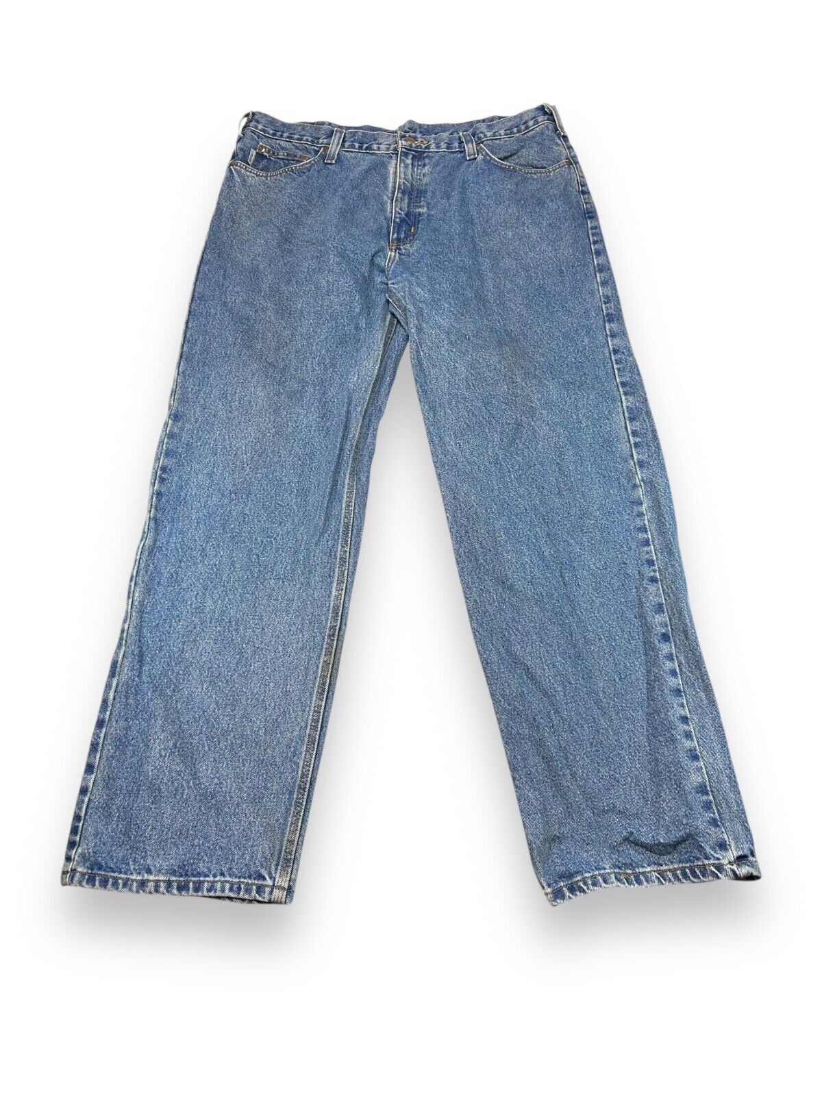 Vintage Carhartt Relaxed Fit Dark Wash Denim Work Wear Pants Size 40W Blue