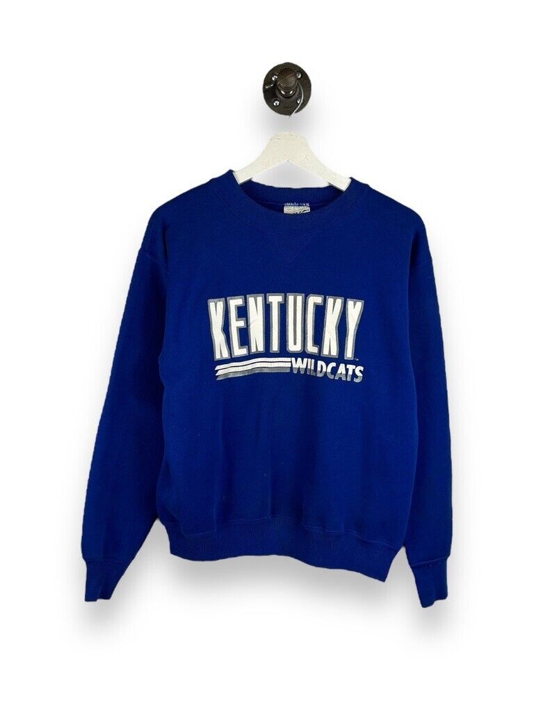 Vintage 90s Kentucky Wildcats NCAA Collegiate Spellout Sweatshirt Size Medium