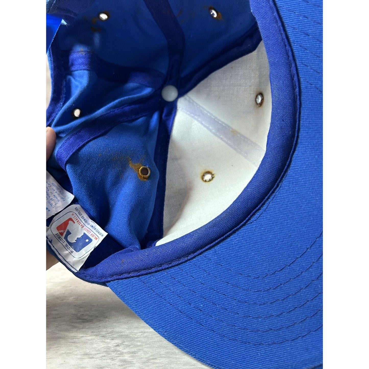 Vintage 90s Toronto Blue Jays MLB Embroidered Logo Baseball Snapback Hat OSFA