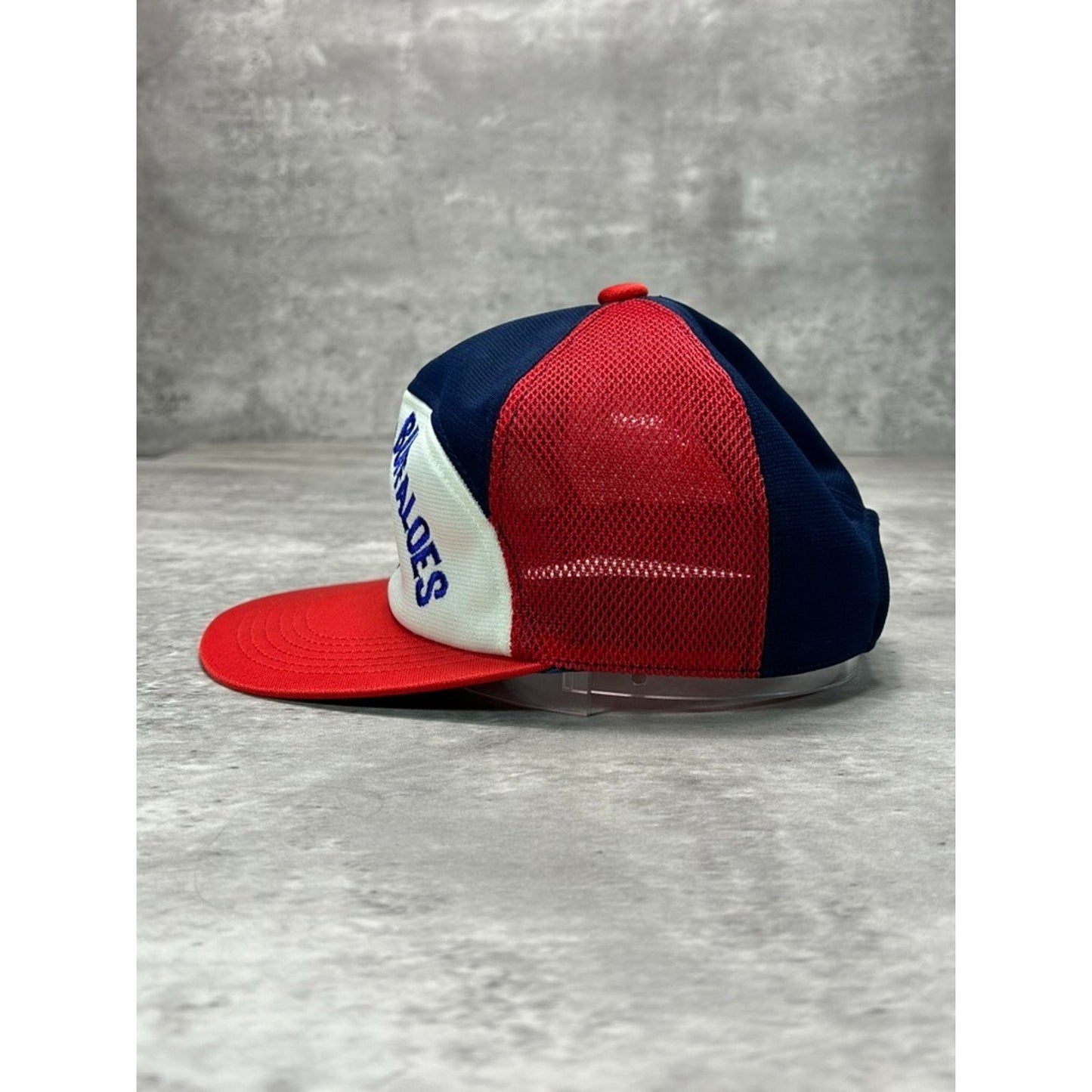 Vintage 80s/90s Kintetsu Buffaloes NPB Embroidered Spellout Strapback Hat OSFA