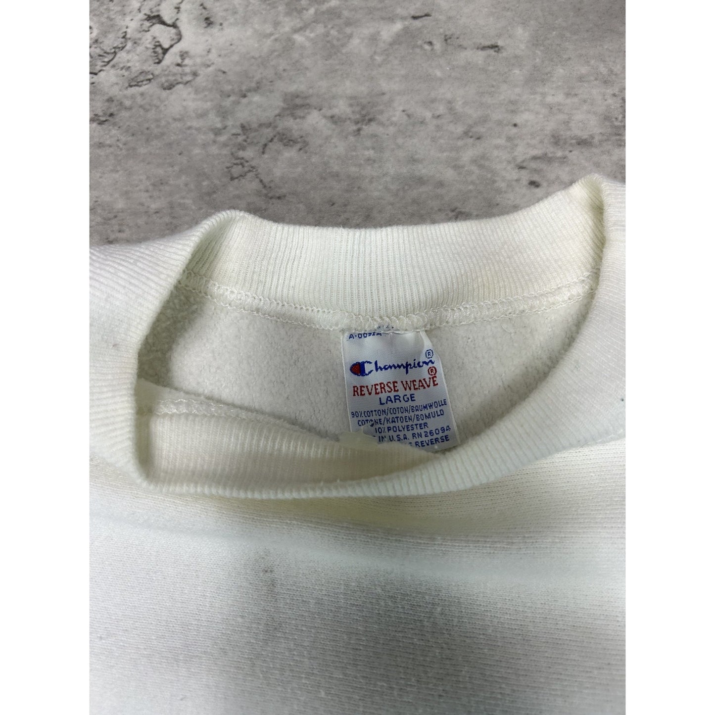 Vintage 90s UNI Champion Reverse Weave Crewneck Sweatshirt Size Large