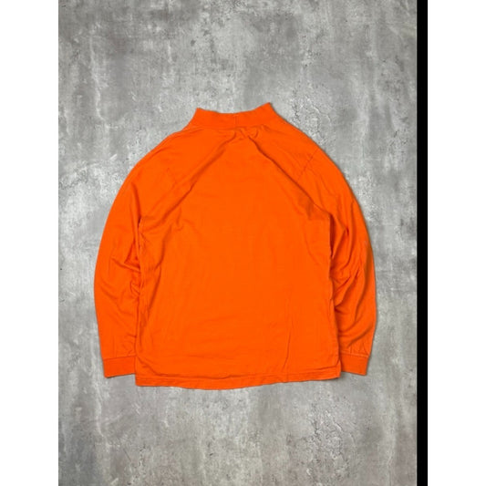 Vintage 90s Chicago Bears NFL Maxit Mock Neck Long Sleeve T-Shirt Size Large