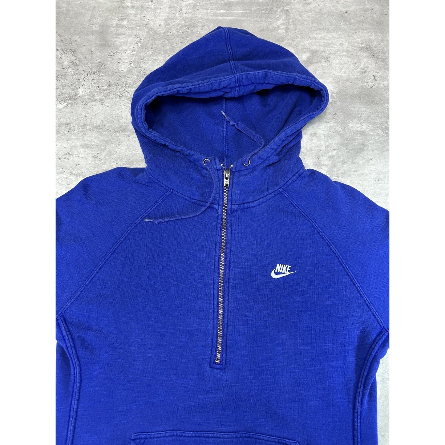 Nike Embroidered Logo 1/2 Zip Pullover Hooded Sweatshirt Size YOUTH XL