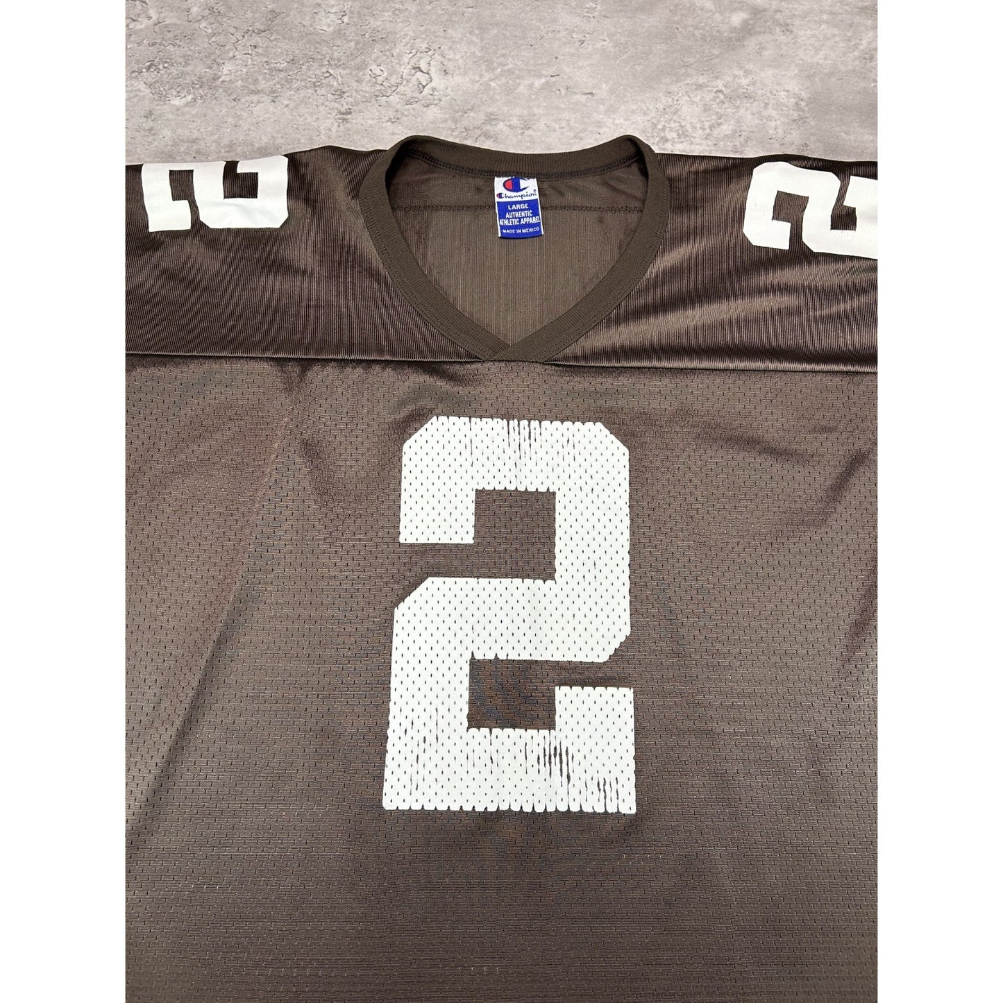Vintage 90s Tim Couch #2 Cleveland Browns NFL Champion Jersey Size Large