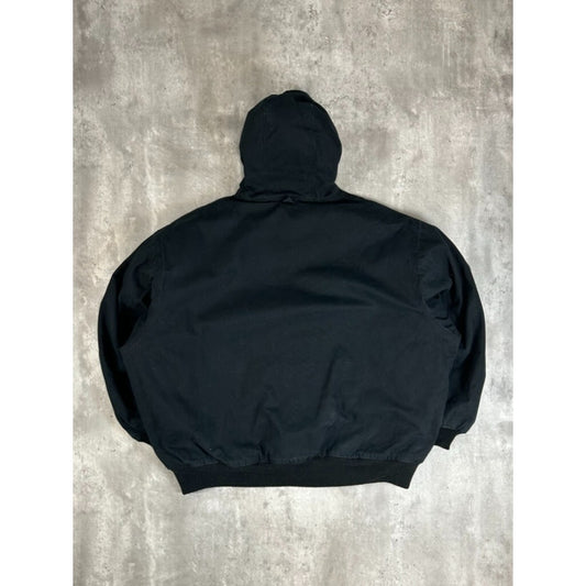 Vintage Walls Blizzard Pruf Canvas Workwear Hooded Active Jacket Size XXL