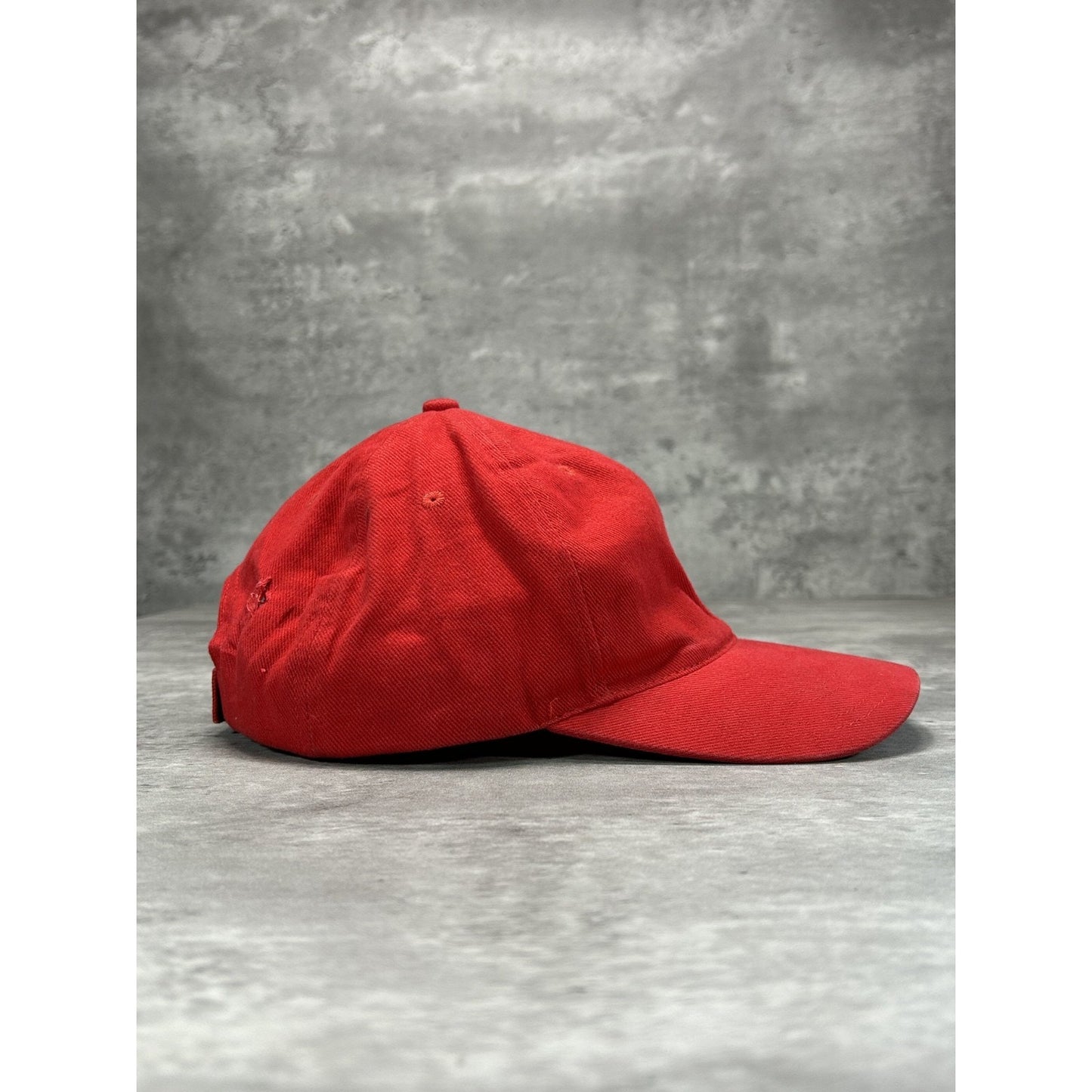 Vintage 2000s Salamon Embroidered Logo Outdoors Strapback Hat OSFA Red