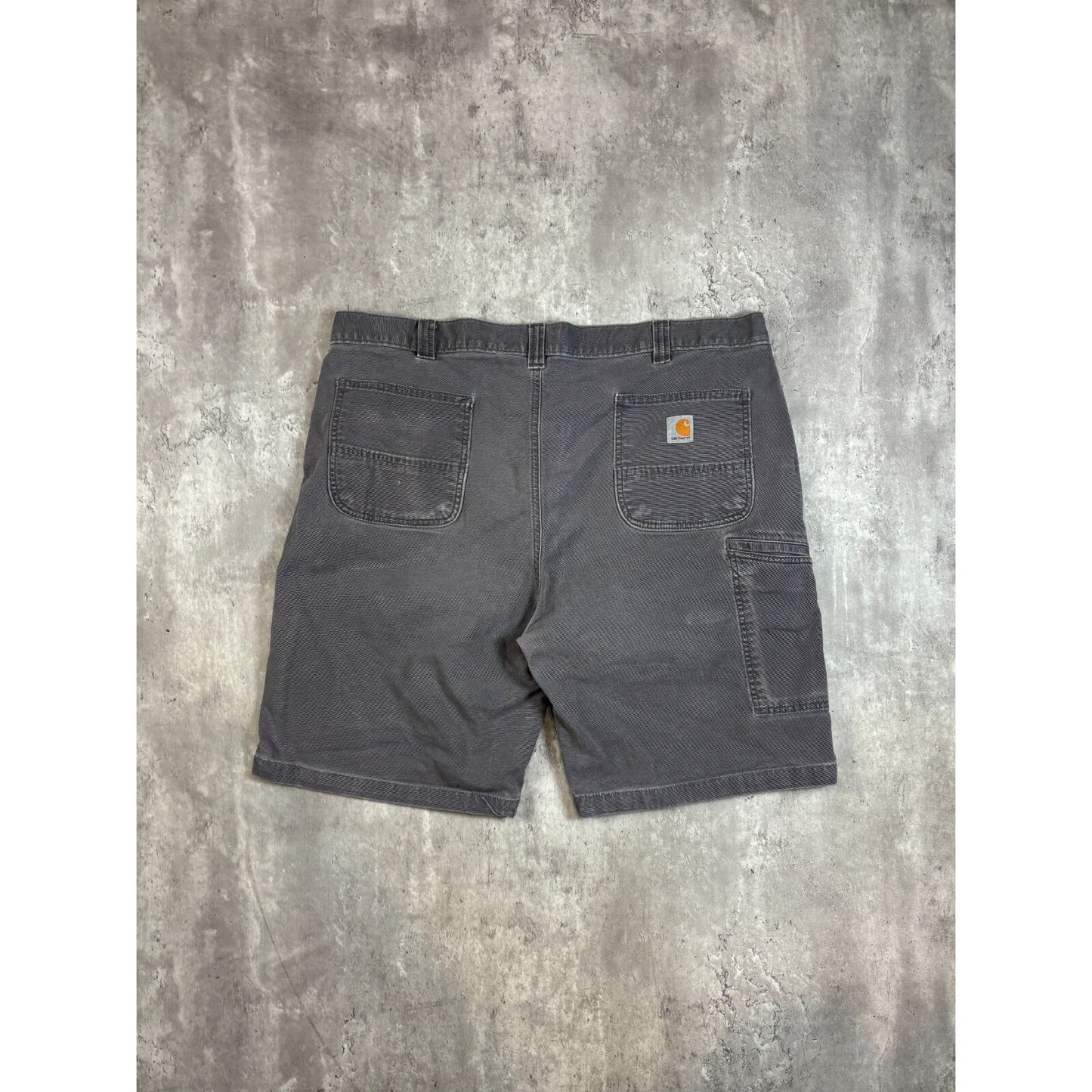 Carhartt Relaxed Fit Canvas Workwear Five Pocket Shorts Size 42 Gray