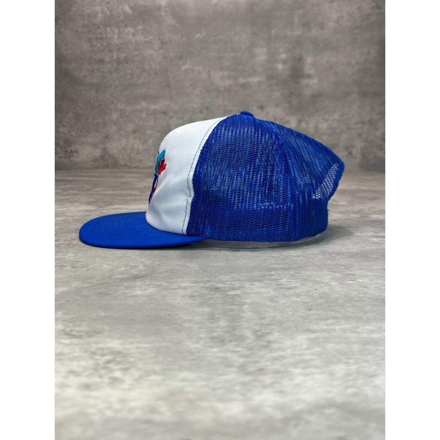Vintage 80s/90s Toronto Blue Jays MLB Embroidered Trucker Snapback Hat OSFA