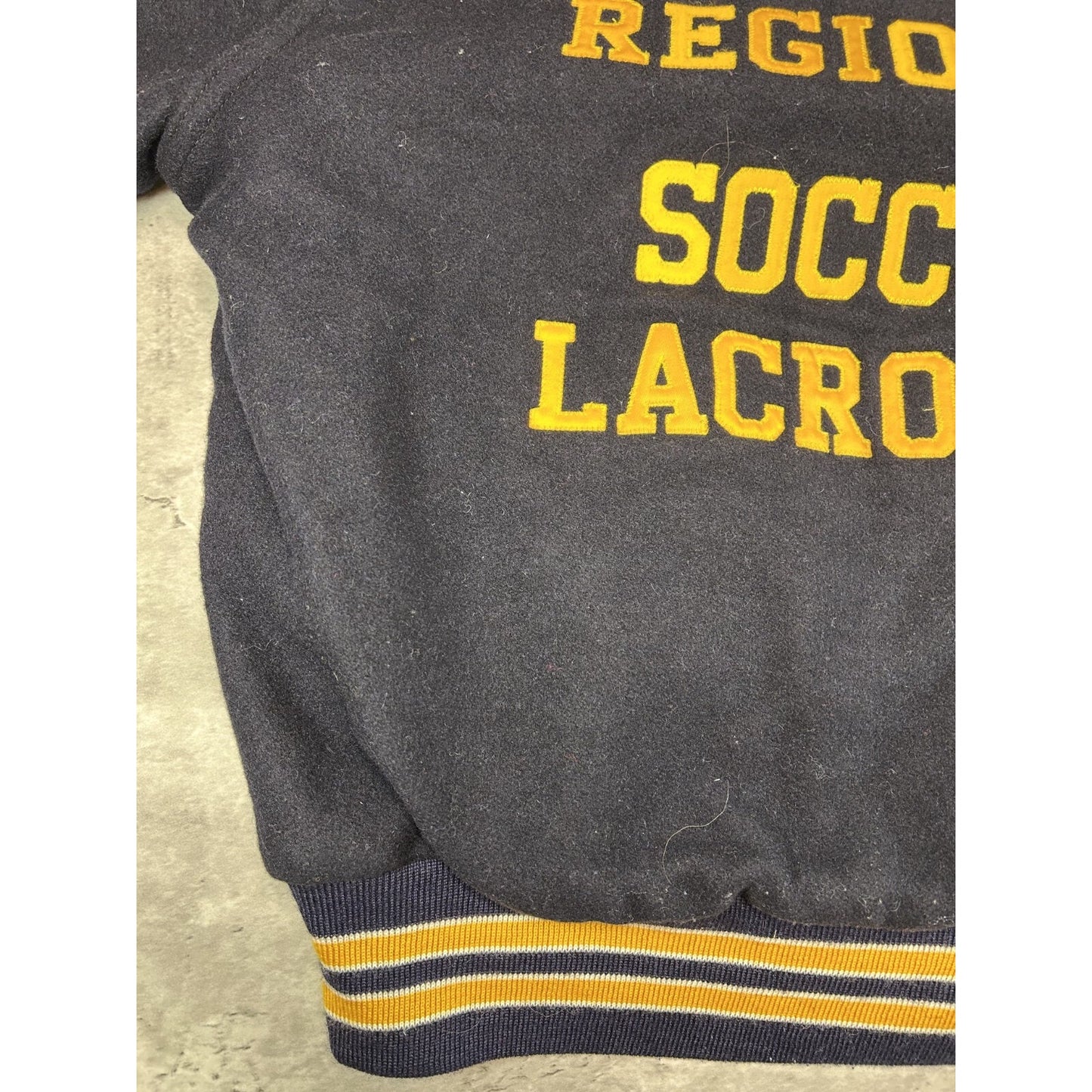 Vintage 90s Franklin Regional Embroidered Collegiate Varsity Jacket Size Medium