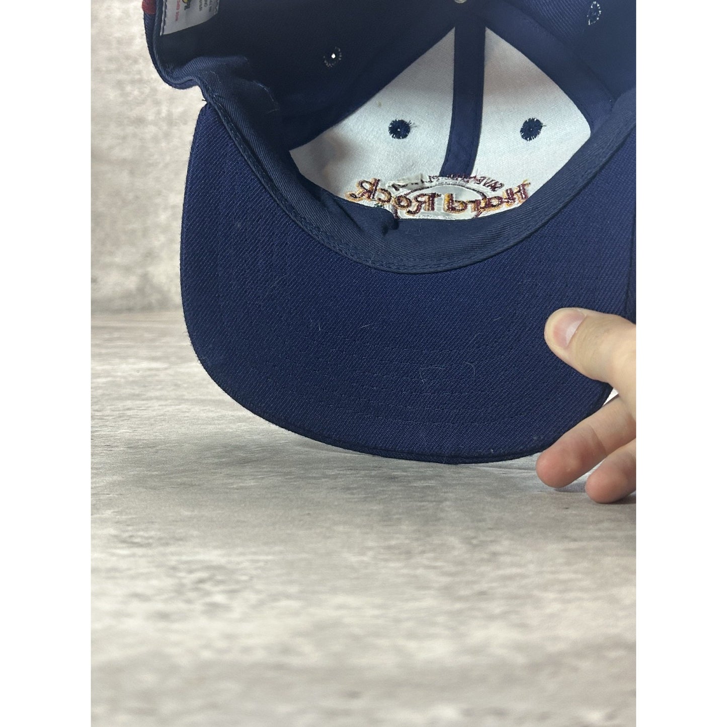 Vintage 90s Hard Rock Cafe San Antonio Embroidered Destination Snapback Hat OSFA