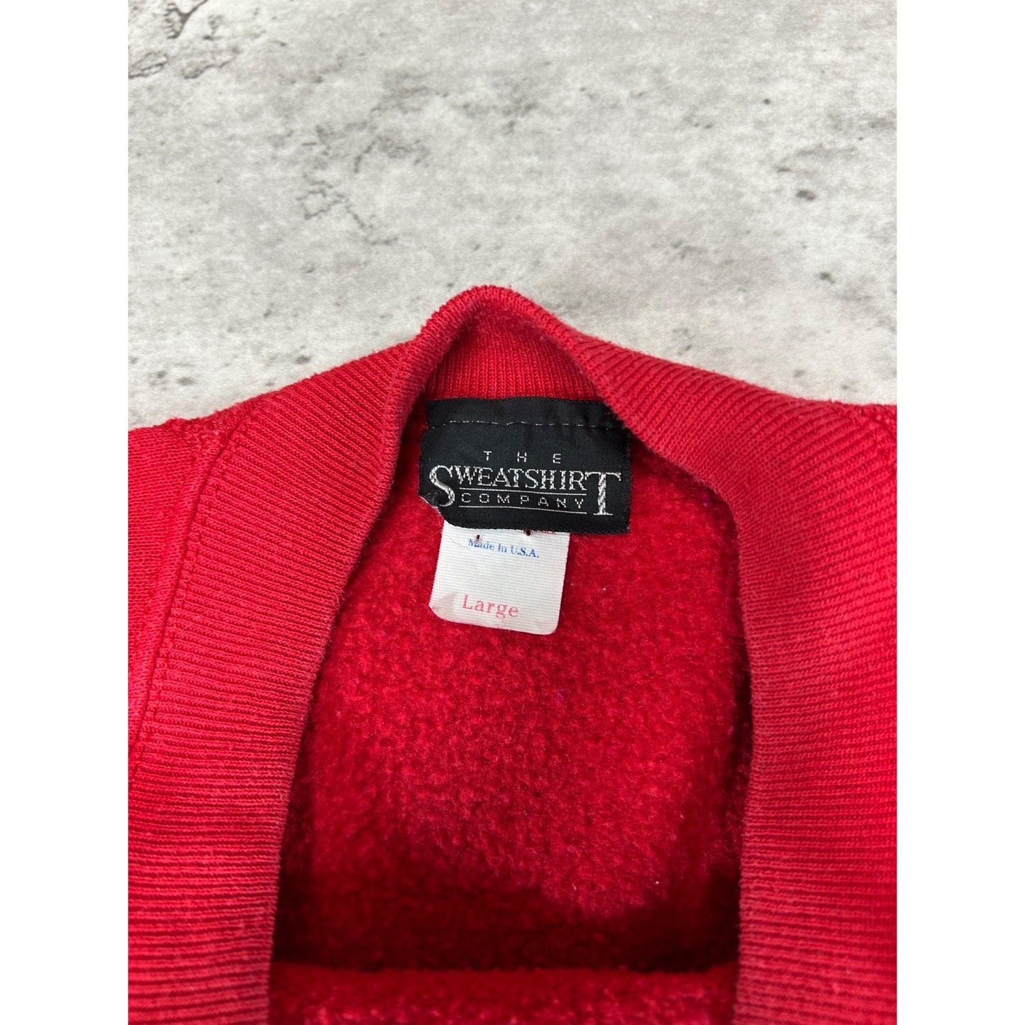 Vintage 90s Indiana Hoosiers NCAA Collegiate Crest Graphic Sweatshirt Sz Medium