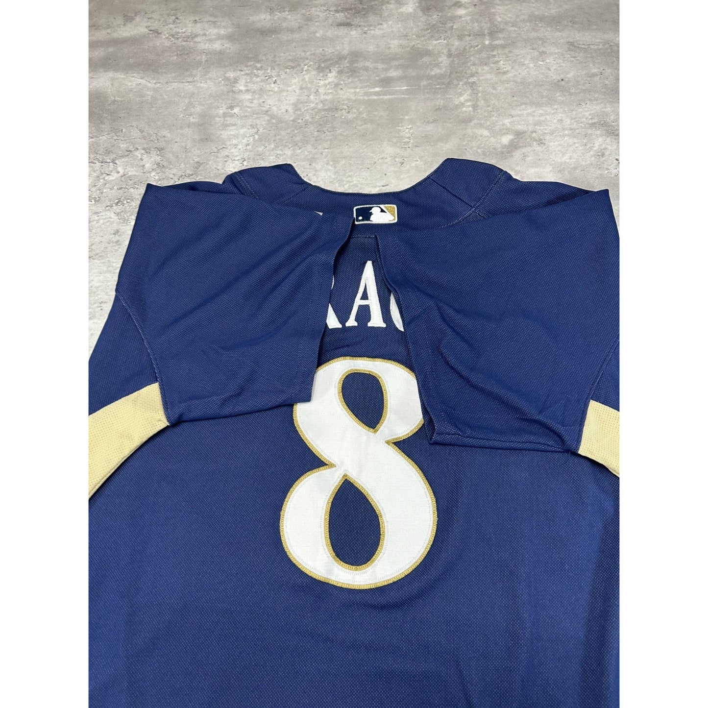 Vintage Ryan Braun #8 Milwaukee Brewers MLB Baseball Jersey Size 2XL