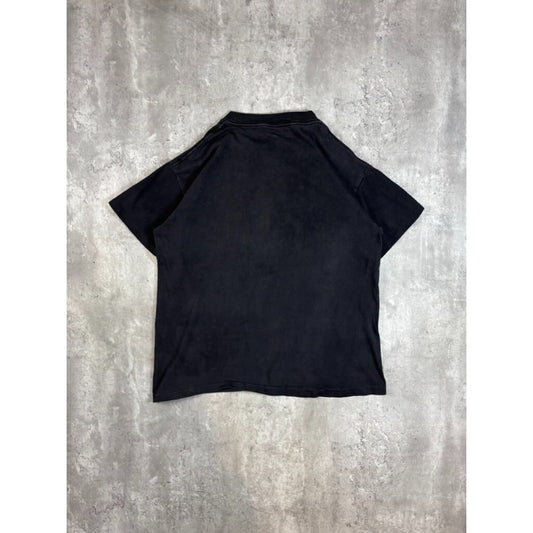 Vintage 80s/90s Sled Head From Hell Destination Graphic T-Shirt Size Large Black