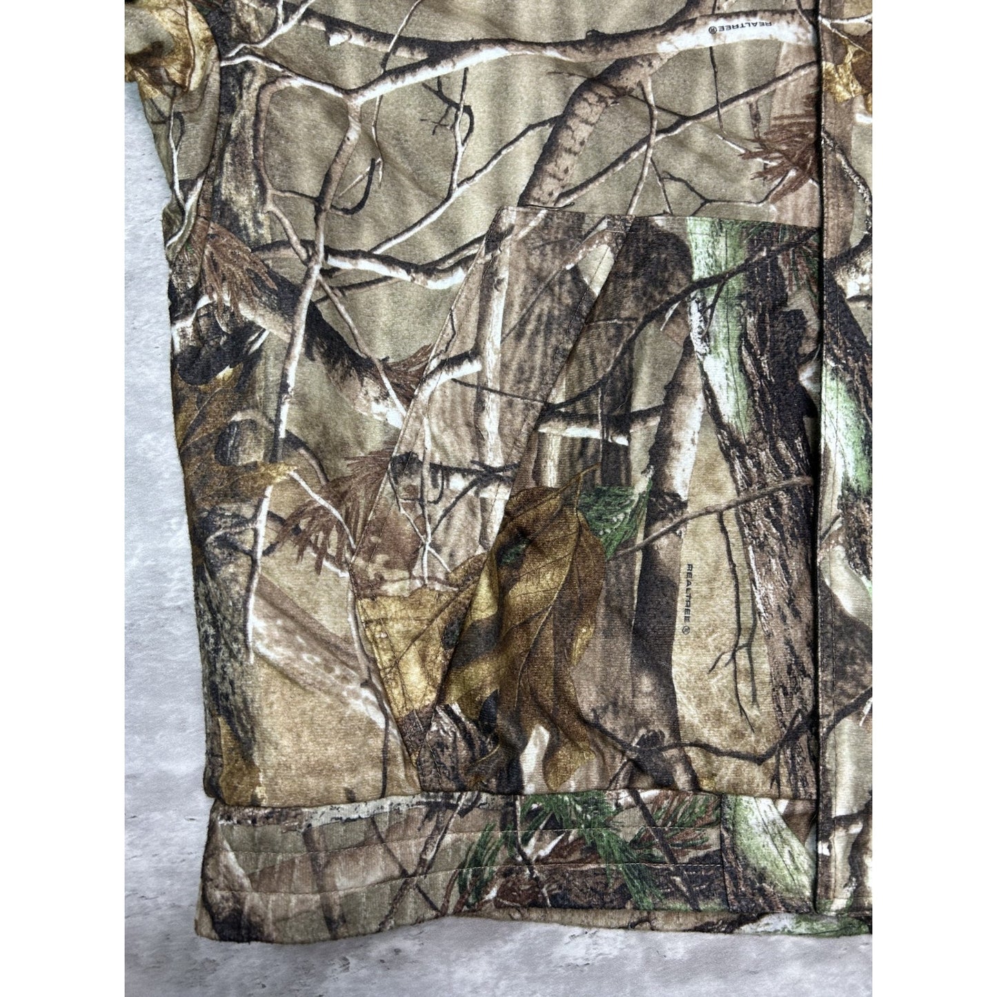 Vintage Field And Streams Realtree Camo Hooded Hunting Jacket Size XL