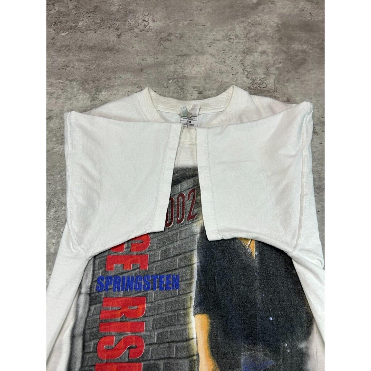 Vintage 2002 Bruce Springsteen Summer Tour Soul Music Band T-Shirt Size Large