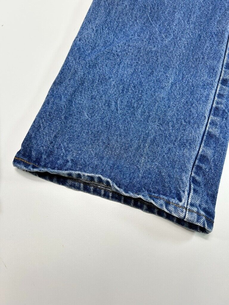 Vintage 90s Levis Orange Tab Dark Wash Denim Pants Size 34