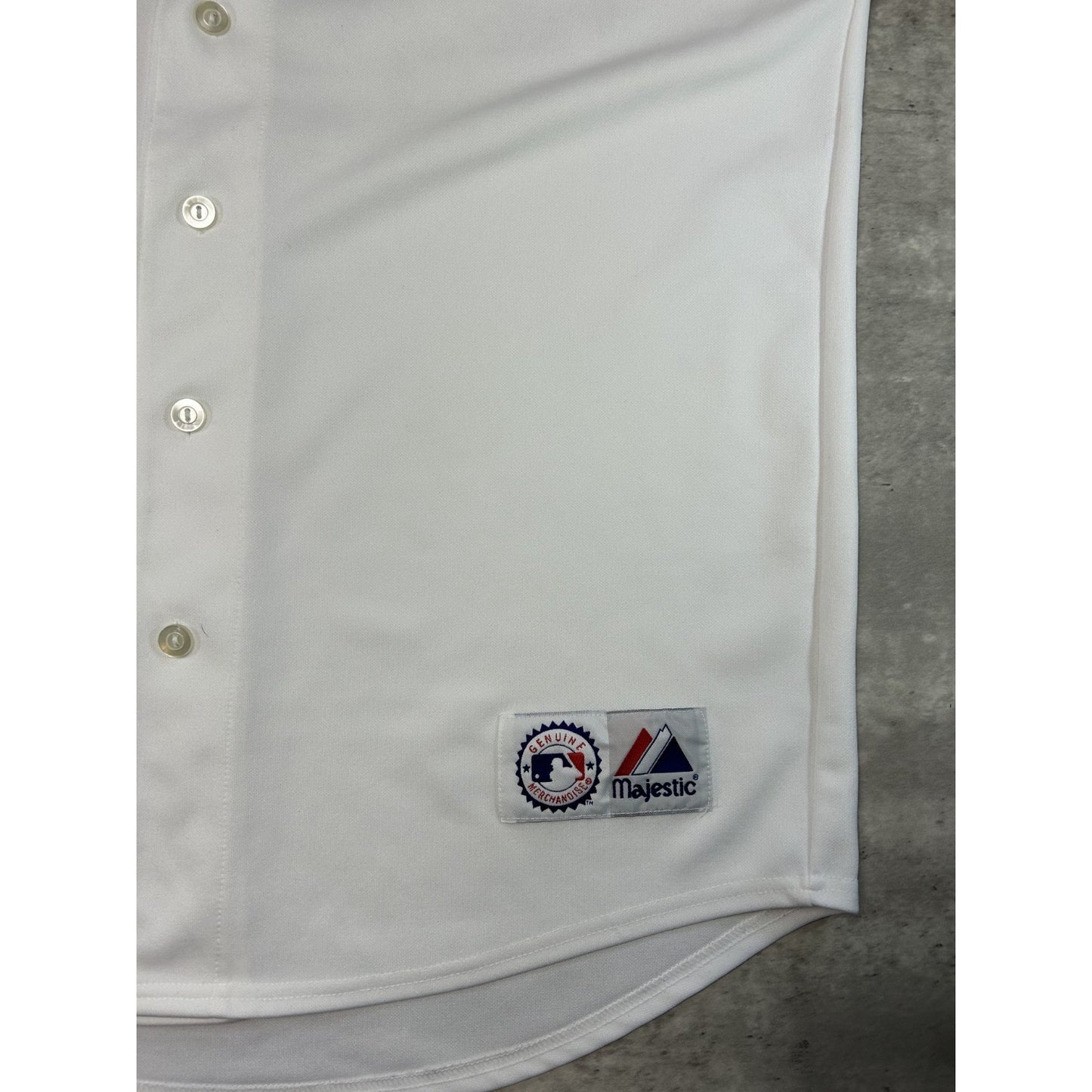 Vintage Milwaukee Brewers MLB Stitched Majestic Baseball Jersey Size Large