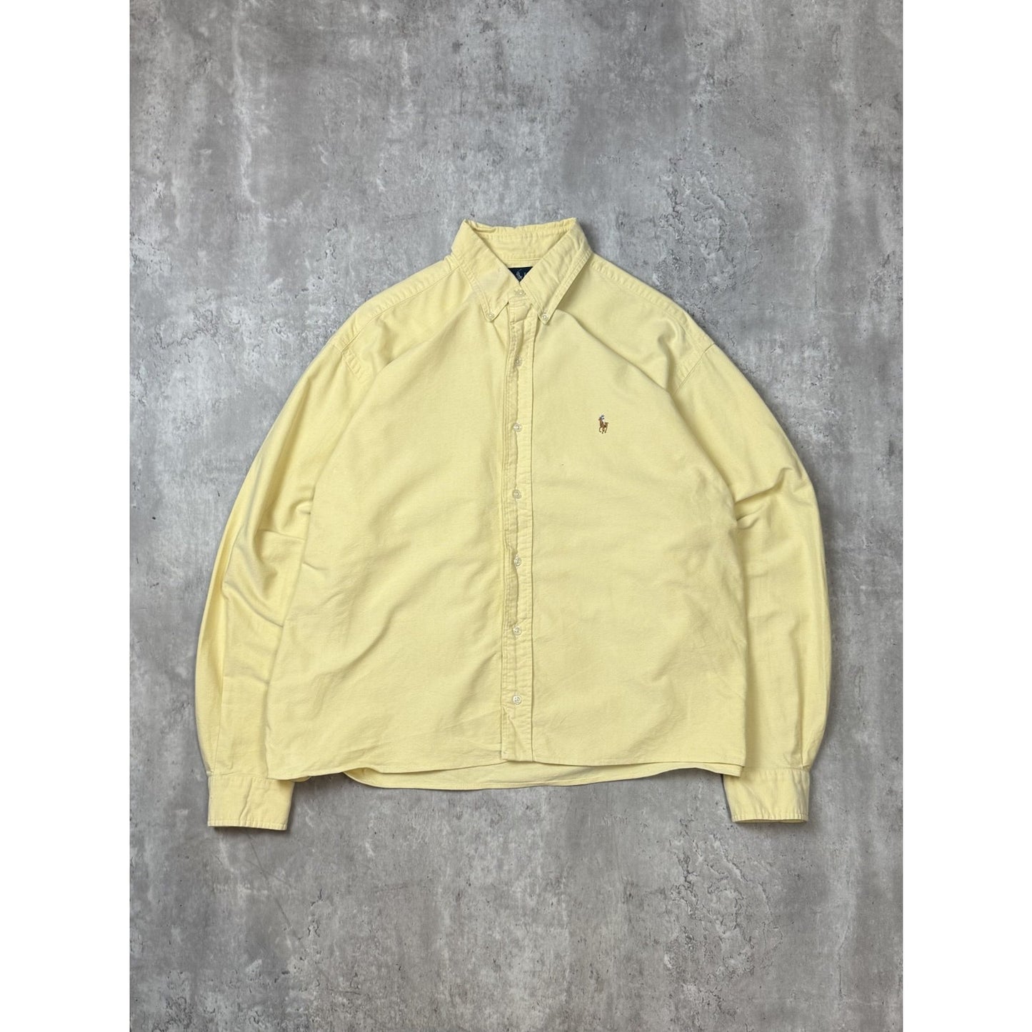Vintage Polo Ralph Lauren Embroidered Reworked Cropped Button Up Shirt Sz Large