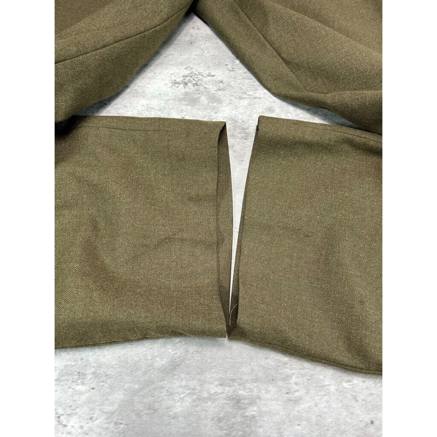 Vintage 1950s Wool Army Trouser Style Slack Pants Size 31