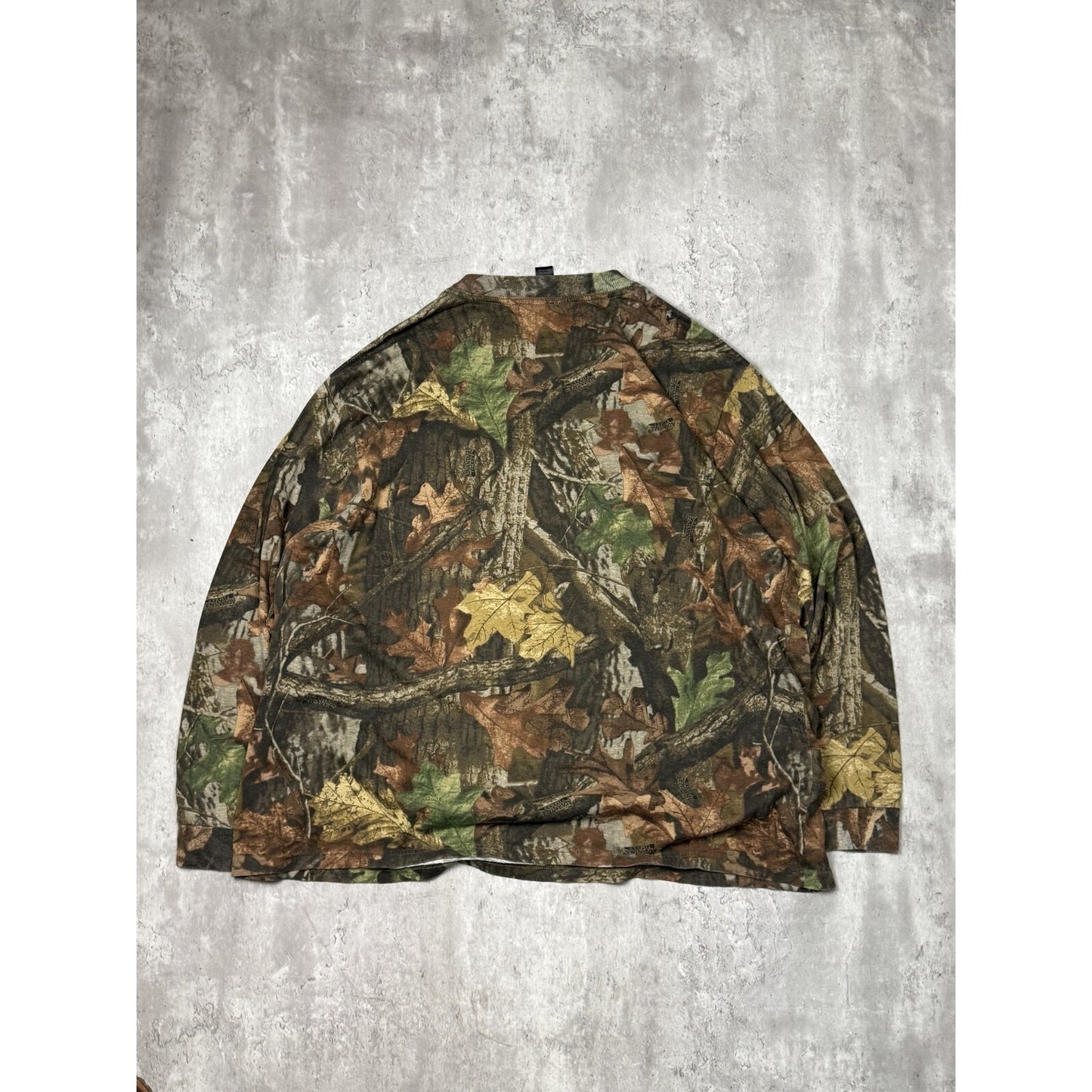 Vintage 90s Fieldline Advantage Timber Tree Camo Long Sleeve T-Shirt Size 3XL